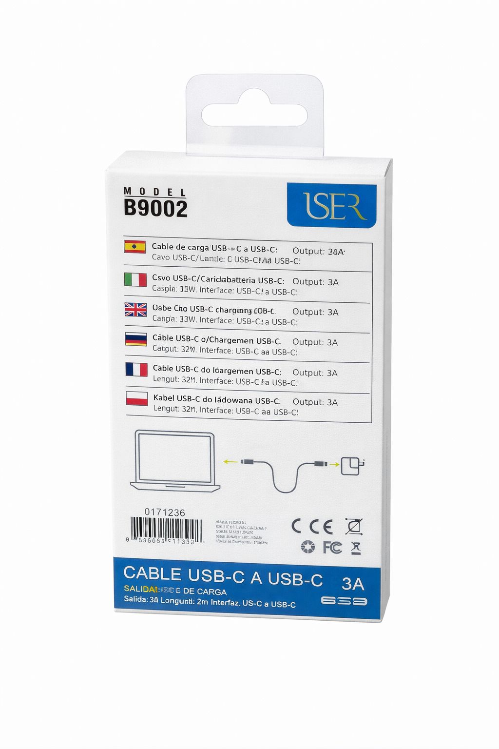 Cable USB-C a USB-C LSER B9002