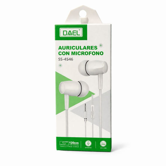 Auriculares DAEL SS-4546 con micrófono jack 3.5mm