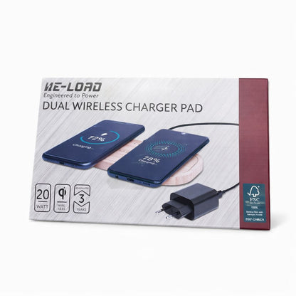 Base de carga inalámbrica dual HE-LOAD 20W