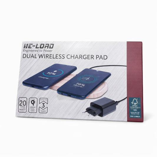 Base de carga inalámbrica dual HE-LOAD 20W