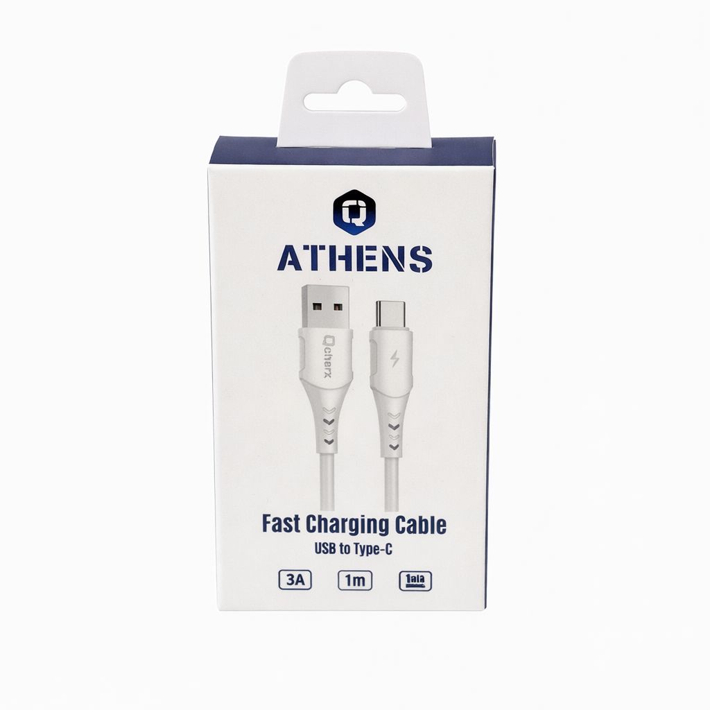 Cable de carga rápida Charz Athens USB a Type-C