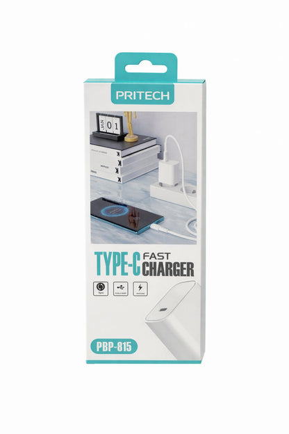 Cargador Pritech Type-C 18W 3.1A