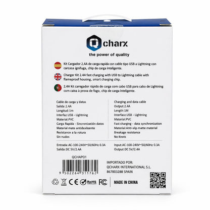 Pack cargador Charz Apolo